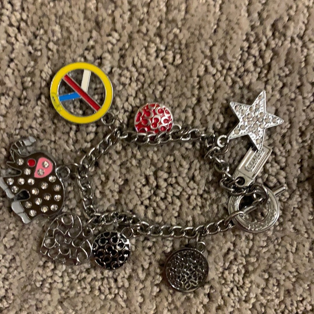 Coach charm bracelet